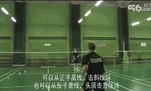 拉斯姆森羽毛球-正手劈吊